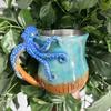 New Creative Octopus Coffee Mug Resin With Tentacle Handle Handmade Statue Sea Animal Cups Milk Cup 3d Kid Friendly Entertaining Fun Play Safe