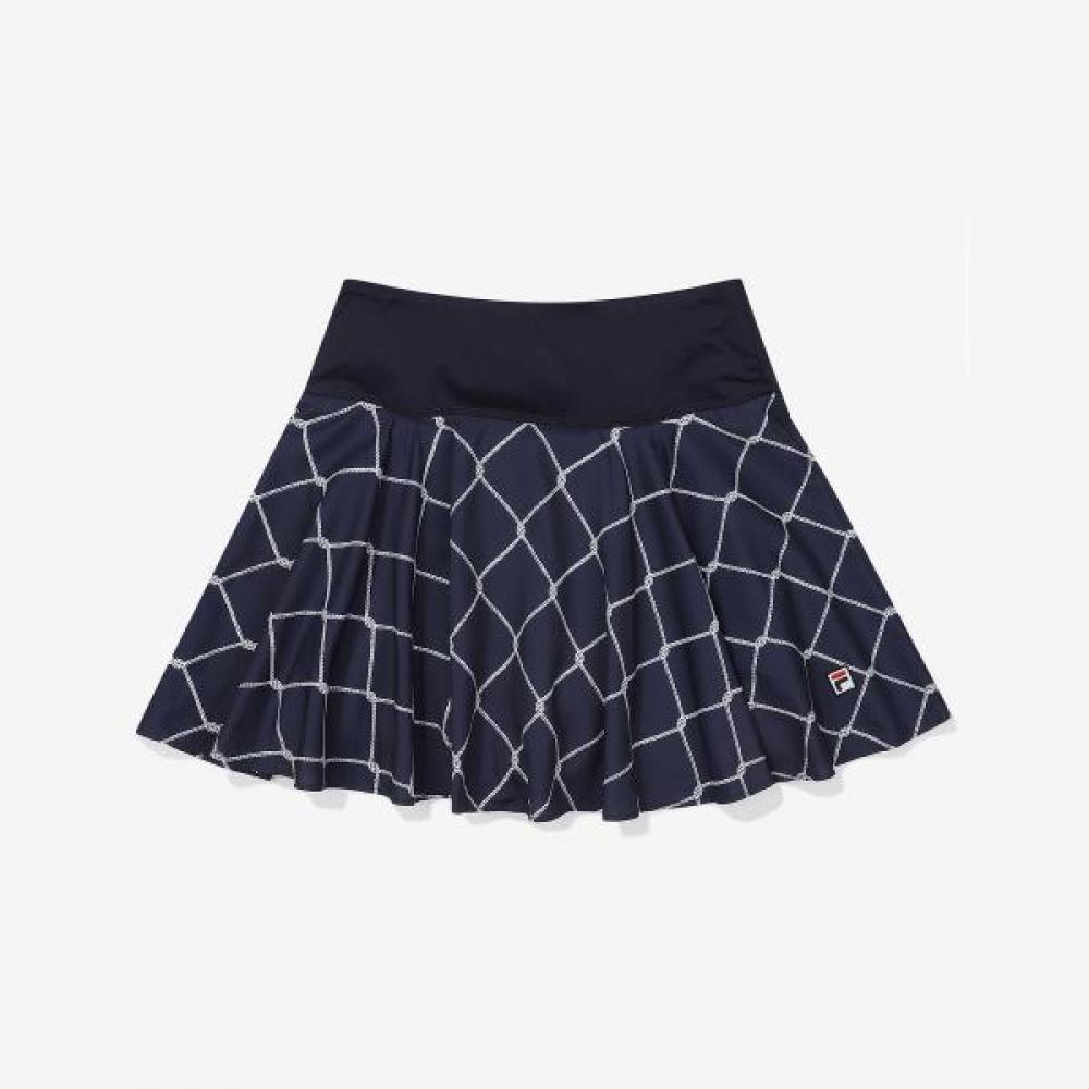 Fila Tennis High Rise Flare Skirt Blue/080