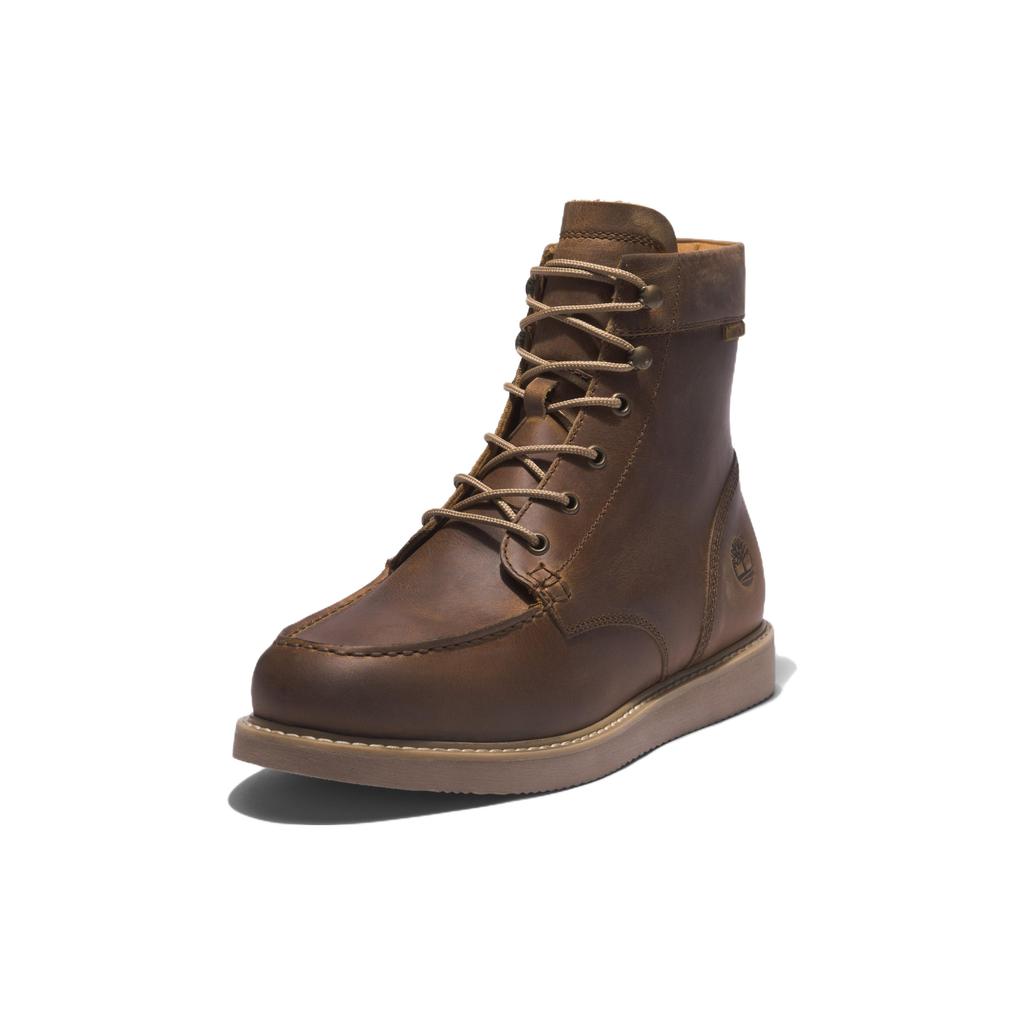 Timberland Newmarket 2 Top Layer Cowhide Warm Wear-Resistant Casual Comfortable Mid-Calf Outdoor Boots Men boots Brown A5M6Z231