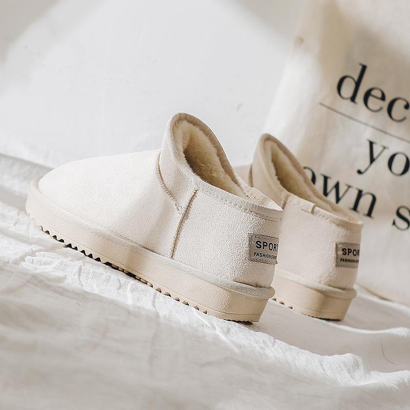 

Uber Snow Boots 2020 осень/зима — мягкие, теплые, короткие ботинки для студентов K80 40 бежевый