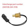 A20K-1 PCS Temperature Sensor Assembly 2443106 244-3106 Metal For Caterpillar CAT 414E 416D 416E 416F 420D 420E 420F 422E 422F 4