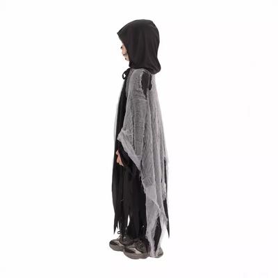 Children'S Halloween Costume Horror Mist Ghost Demon Reaper Cloak Suit Performance Costume Children'S Performance Costume