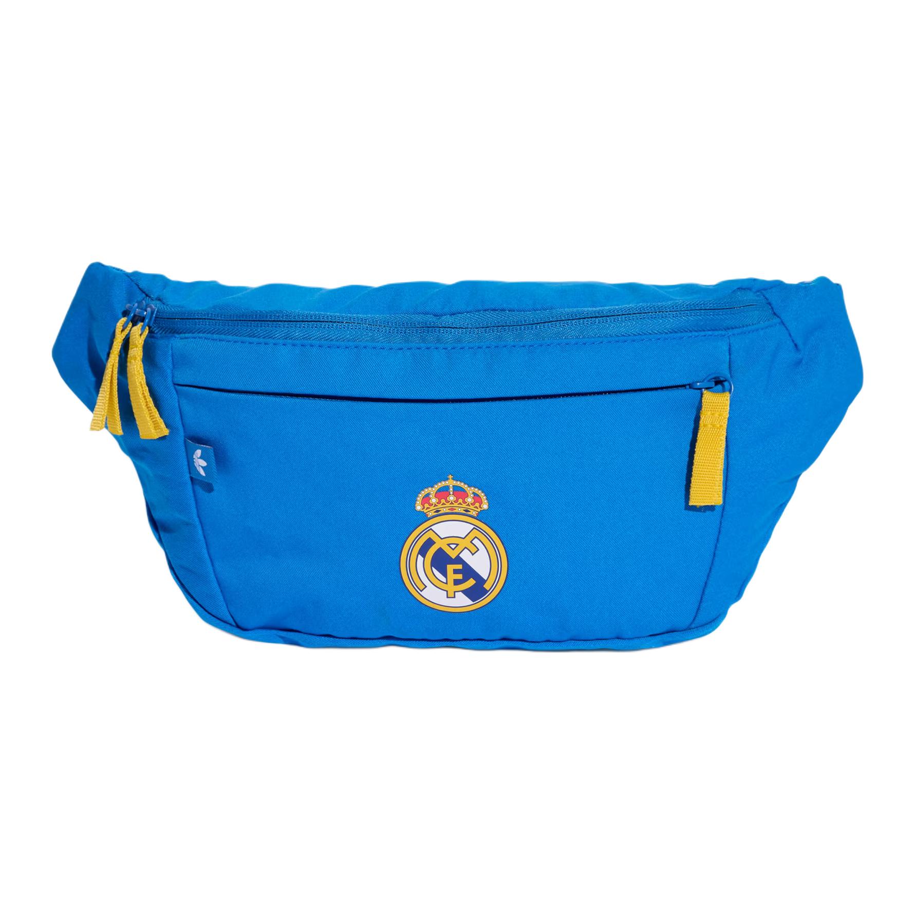Adidas Originals Zip Closure Polyester Fanny Pack Men s Blue & Bright Gold JX3222