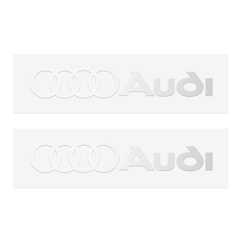 For Audi Sline quattro RS A4 B5 B6 A3 A5 A6 C6 C5 A1 A7 A8 Q2 Q3 Car Body Window Trunk Decoration Stickers Auto Accessories
