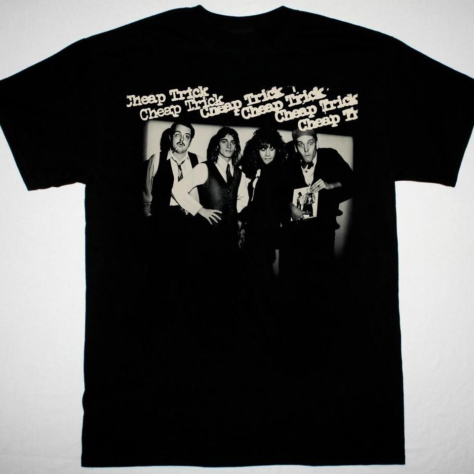 

vINTAGE cHEAP tRICK BAND pOSTER mEN tSHIRT bLACK cOTTON aLL sIZES s5xl jj2802 Unisex T-Shirt XXXL