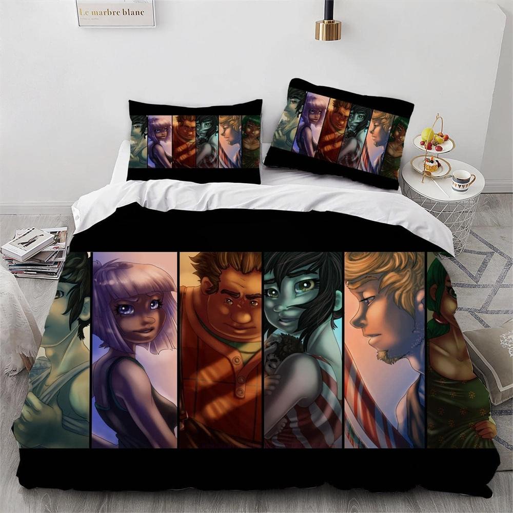 Wreck-It Ralph Bedding Set 3D Printing Duvet Cover Anime Bedding Sets With Pillowcase