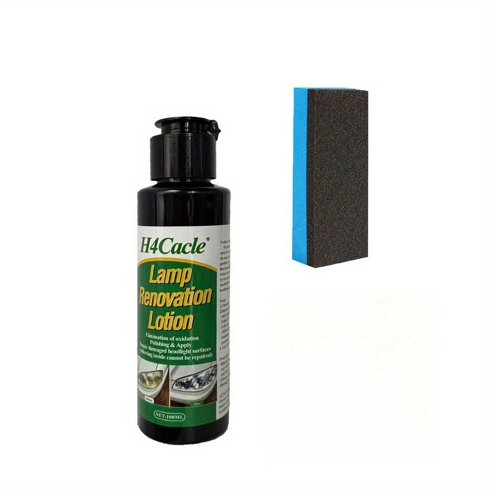 

H4Cacle Car Headlight Restoration Automotive Headlight Oxidation Yellowing Scratches Blurring Enhancement Plating Coating Refurbishment Agent 100ml