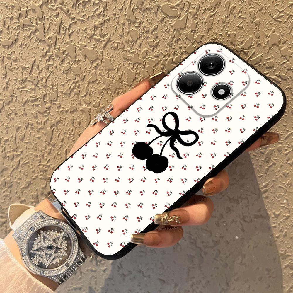 Case for Xiaomi Redmi Note 14 13 Pro Plus 12 11 12C 13C A1 9 8 7 14C 10 A4 A5 A3 K80 Phone Cover K40 A2 A1 Cartoon Cherry