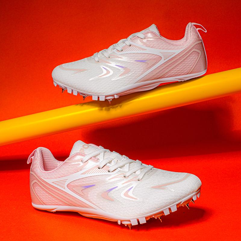 Track Field Shoes 8-Spike Running Sneakers Professional Sprint Race Spiked Shoes Training Sports Shoes Non-slip Trainers