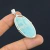 Mothers day Deal 925 Silver Carved Amazonite Stone Anniversary Pendant Jewelry
