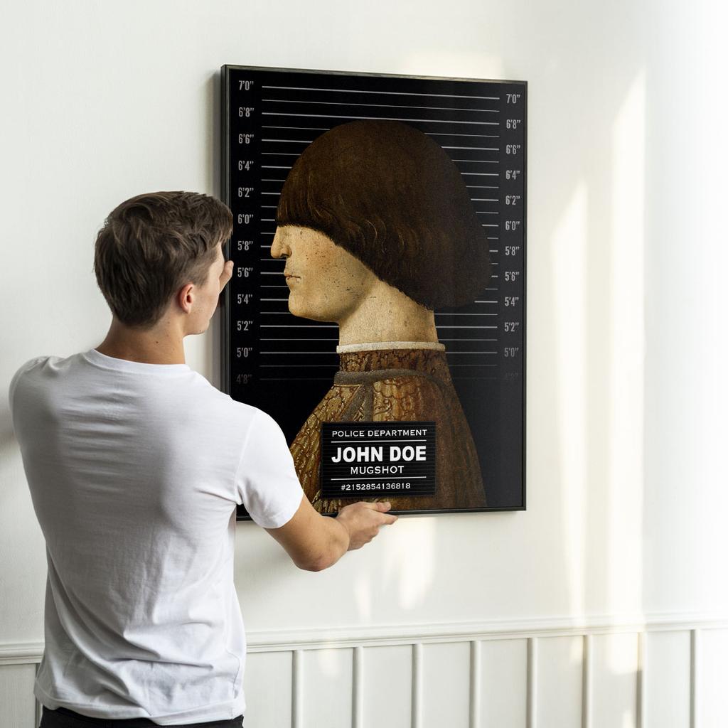 Pop Art Poster John Doe Portrait