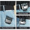 Strong Tape Measure Clip With Secure Grip Fits Most Belts And Pockets Perfect For Carpenters And Electricians M4YD