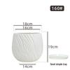 Large Caliber Resin Flower Pot for Monstera Deliciosa - Durable, Thickened Design with a Luxurious Touch