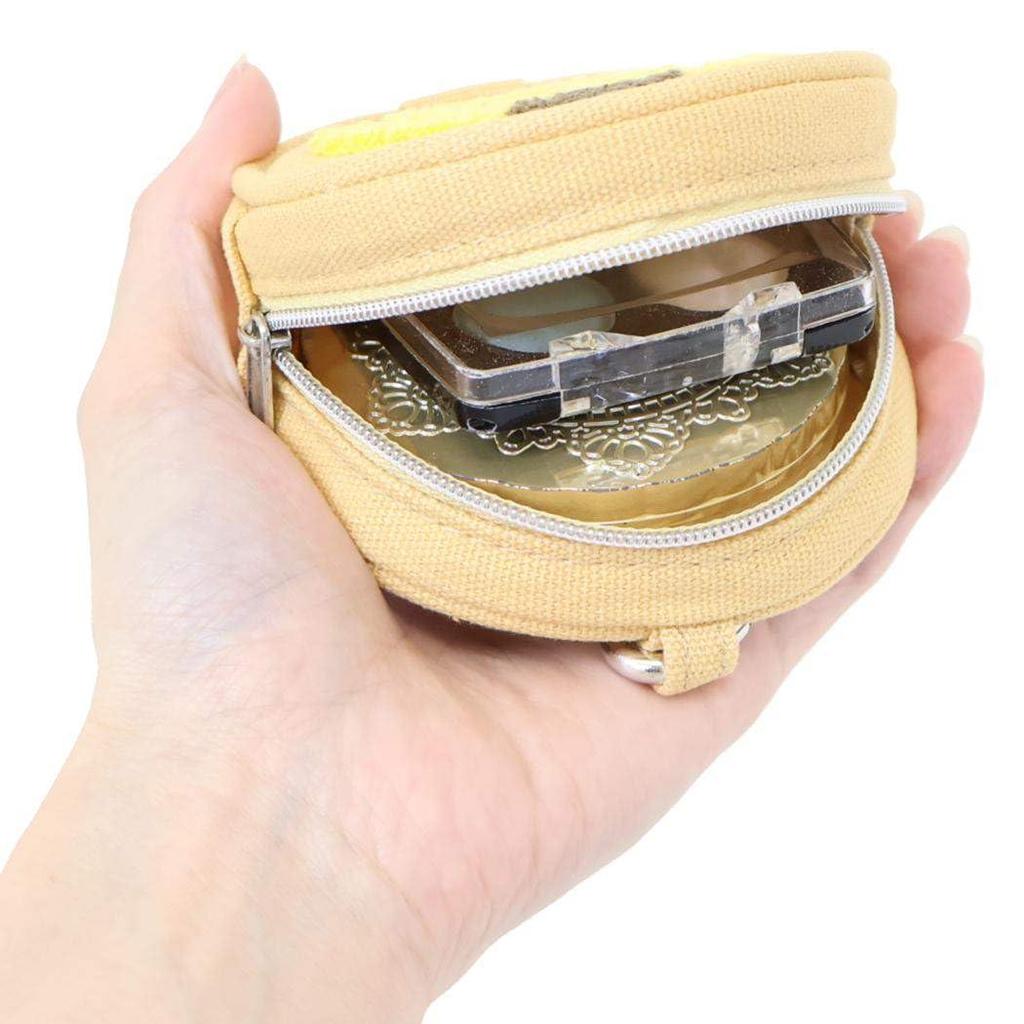 Sanrio Pompompurin Round Mini Pouch mofumofu