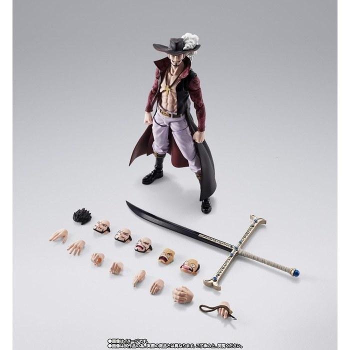 TAMASHII NATIONS One Piece S.H.Figuarts Jarakuru Mihawk -Hawk's Eye- 165mm Painted Figure Multicolor