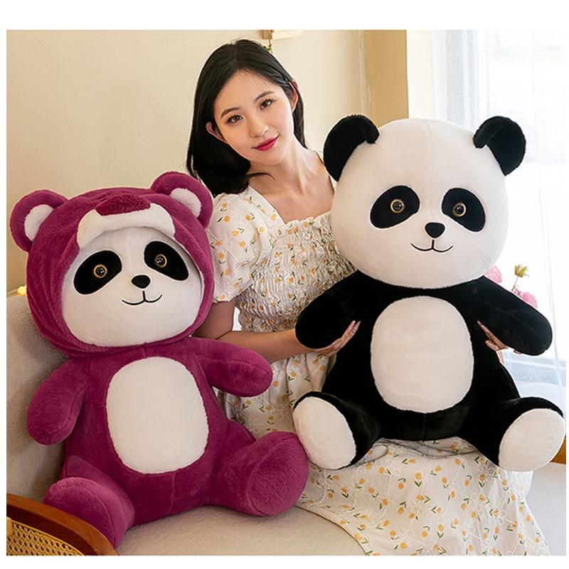 Cute Panda Plush Toy For Girls Perfect Birthday Gift Or Opening Event Present 40cm 0.5kg