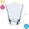 Toyo Sasaki Glasbecher, Glas, Softdrinkbecher, 330 ml, 6er-Set, hergestellt in Japan, spülmaschinenfest, unzerbrechlicher Glasbecher, Kaffeeglas, Saftglas