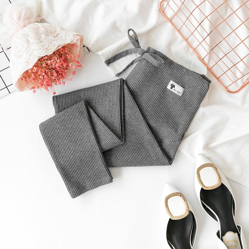 11 #maternity Leggings Spring and Autumn Pants Belly Support Pants Striped Leggings Maternity Wear Nine-point Pants