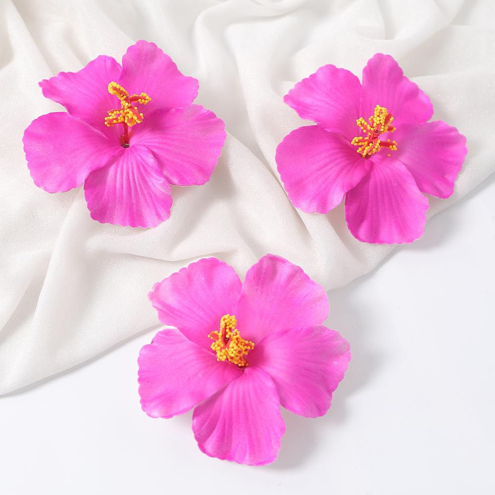 5/10Pcs Artificial Flowers 9.5cm Fake Flowers for Home Decor Party Supplies Wedding Decoration Bridal Hair Clothing Accessories