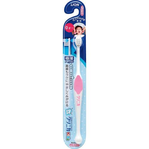 Clinica Kid's Toothbrush, Finishing Brush, 1 Brush (Blue or Pink, Random Color)