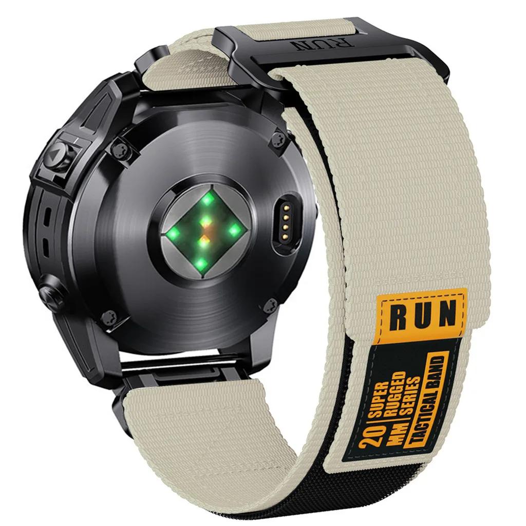 QuickFit 22mm 26mm Nylon Band For Garmin Fenix 8 47 51mm 7X Pro 6X Pro 5XPlus/Enduro 2/Epix Pro 51mm Instinct 2 X Strap Bracelet