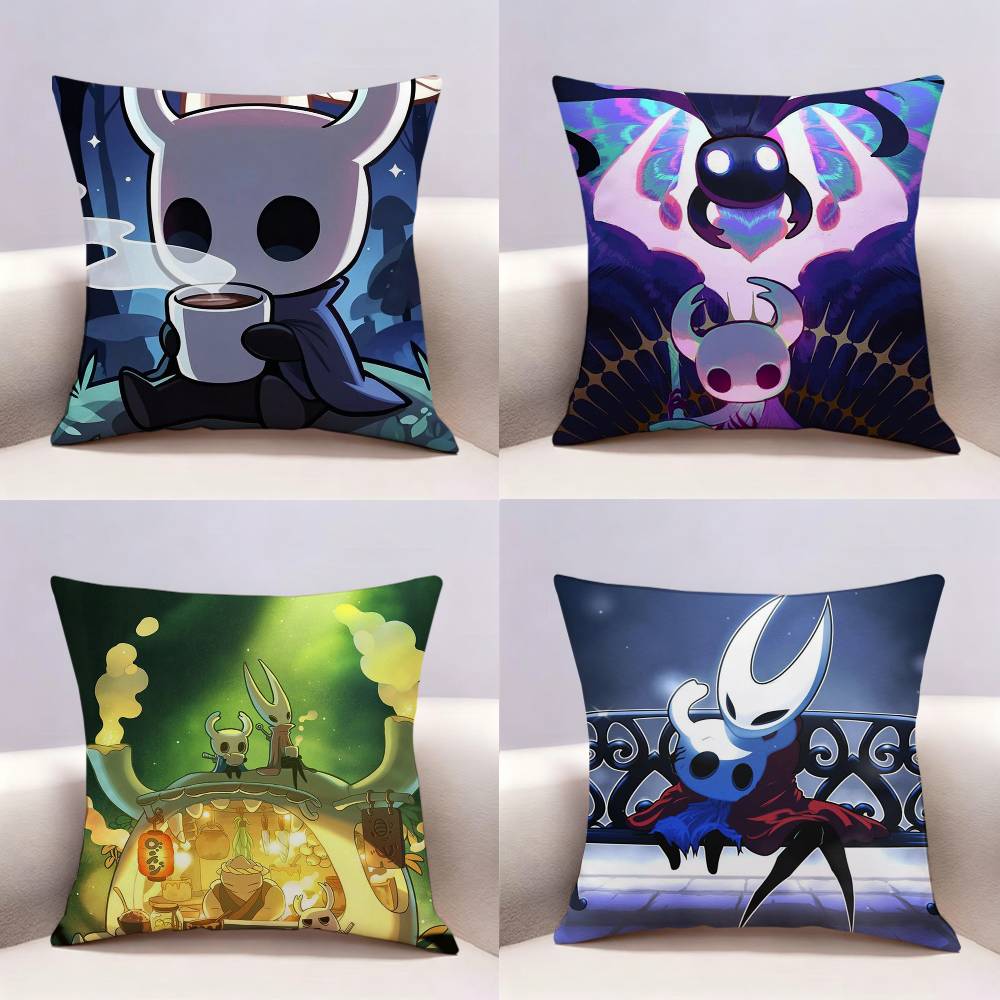 Opular Hot Hollow Knight SilksongCool Doublesided Print Pillow Case for Sofa Living Room Home Office Decor Protective Cover