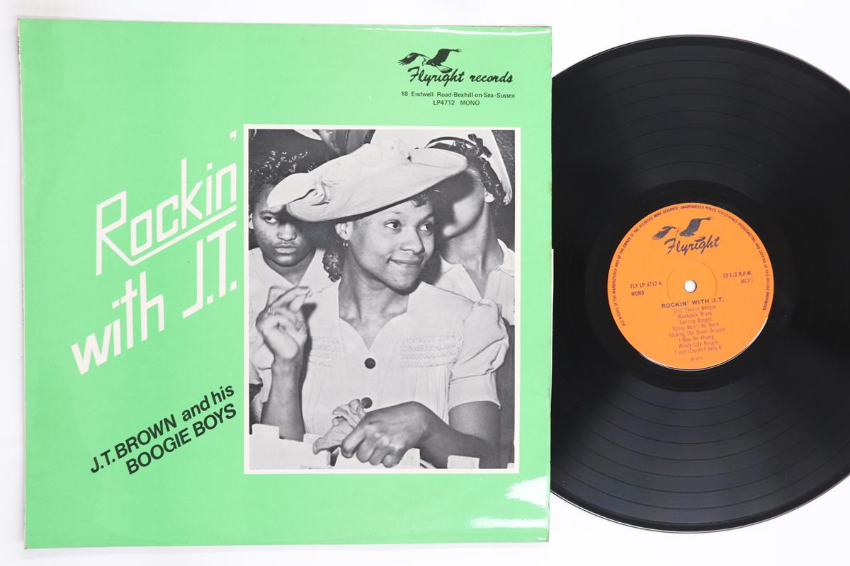 

LP Record J.T. BROWN HIS BOOGIE BOYS Rockin With J.T. LP4712 Flyright Record 1975 UK Blues Used