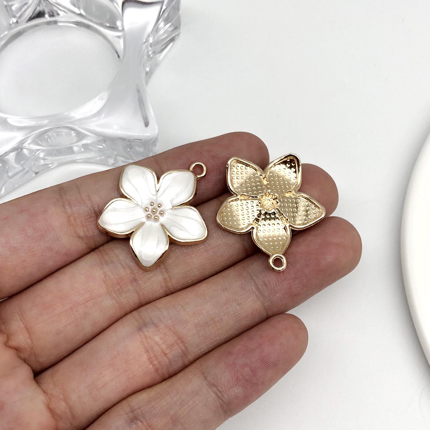 

Набор из 5 стилей подвески-брелока из сплава с цветком вишни и серег: Милые аксессуары для бижутерии своими руками для женщин