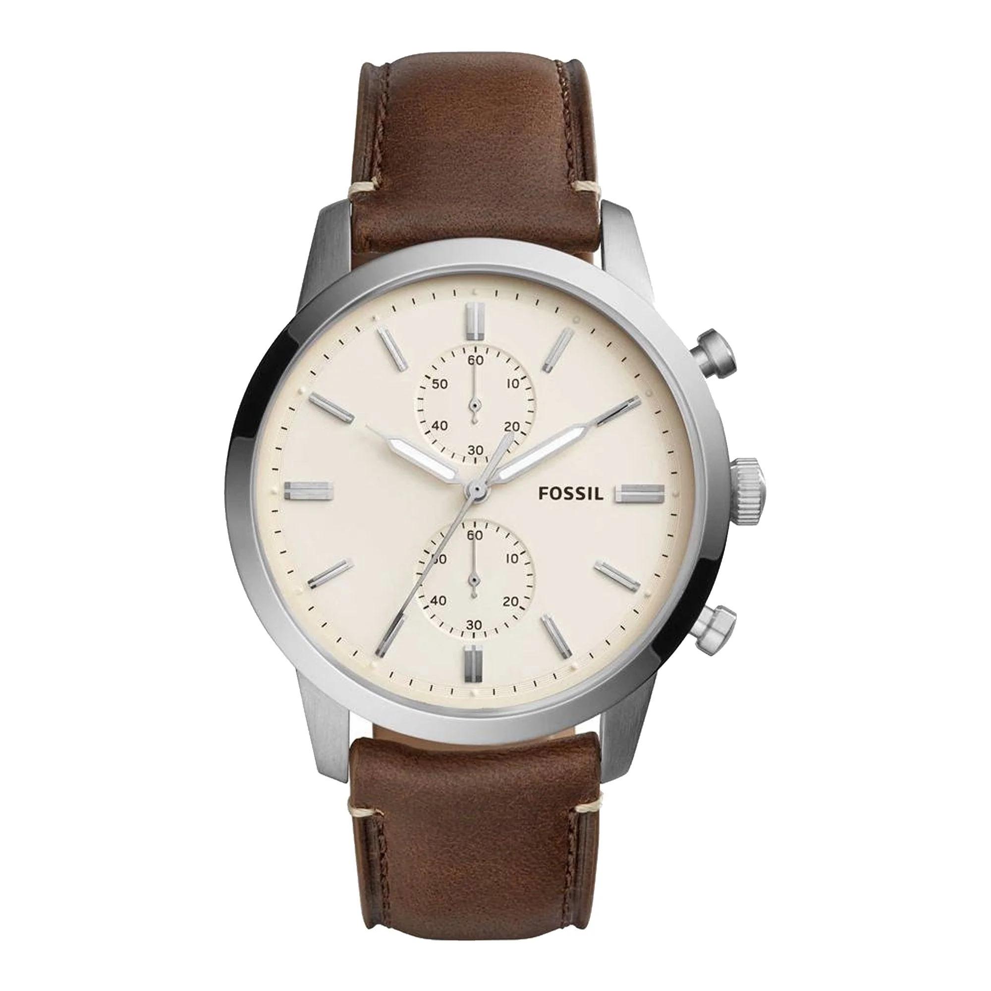 Fossil Men`s Townsman Quartz Watch Cream