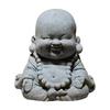 Mini Green Sandstone Buddha Statue Chinese Style Desktop Decoration Small Landscape Fish Tank Ornaments