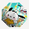 1pc Adorable Cartoon Character Ice Cream Cone Umbrella - Automatic Opening/Closing, Foldable Design, Outdoor Use, Festival Gift for Fans and Travelers