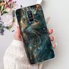 For Samsung Galaxy A6 Plus 2018 Phone Case On Samsung A6+ (2018) A6 A600F A605G Elegant Floral Cat Soft Silicone Clear TPU Cases