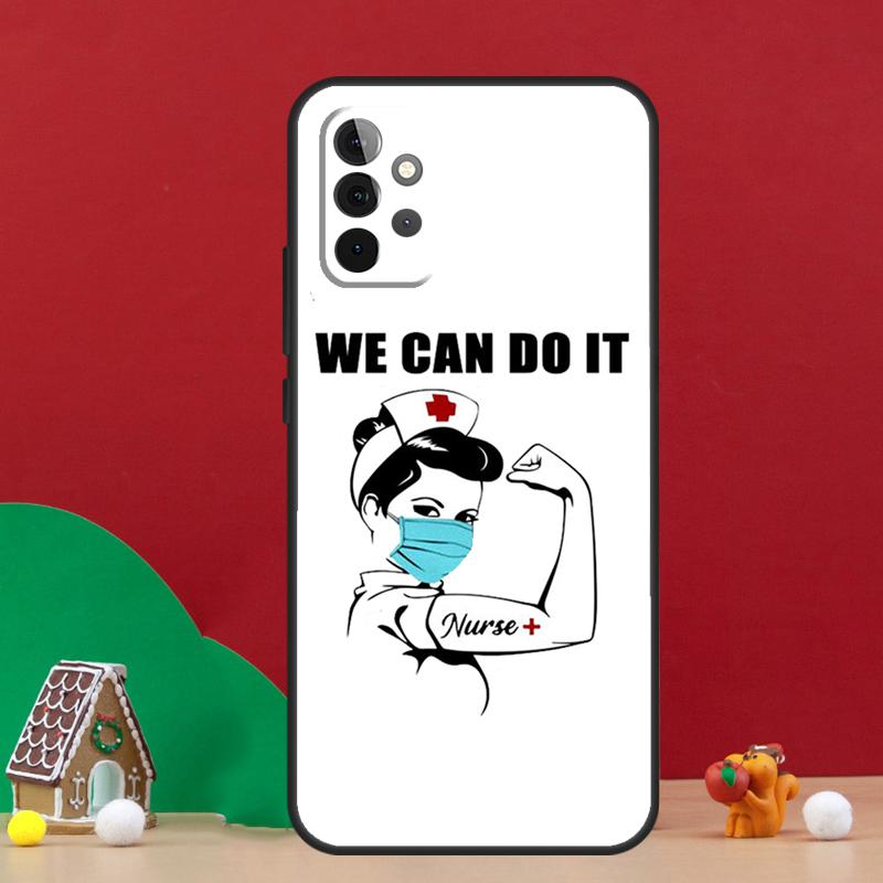 Cartoon Medicine Doctor Nurse Case For Samsung Galaxy A36 A56 A06 A13 A53 A32 A12 A22 A52 A35 A17 A16 A55 A15 A54 A34 A14
