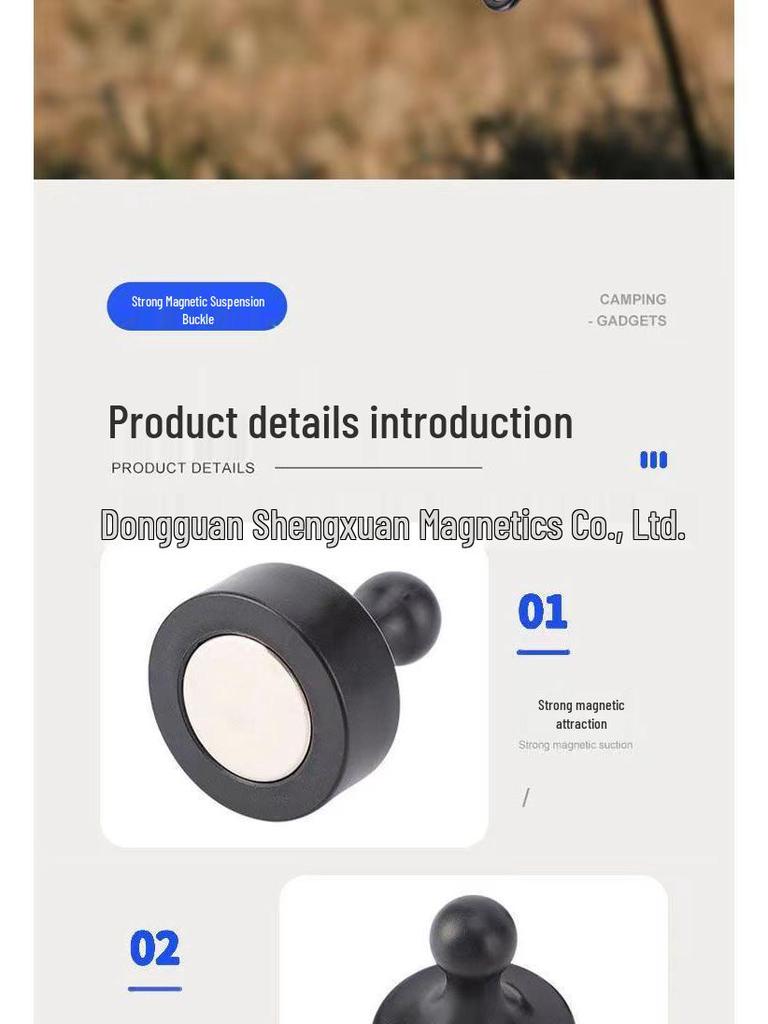 Magnetic Tent Hanger & Camping Buckle