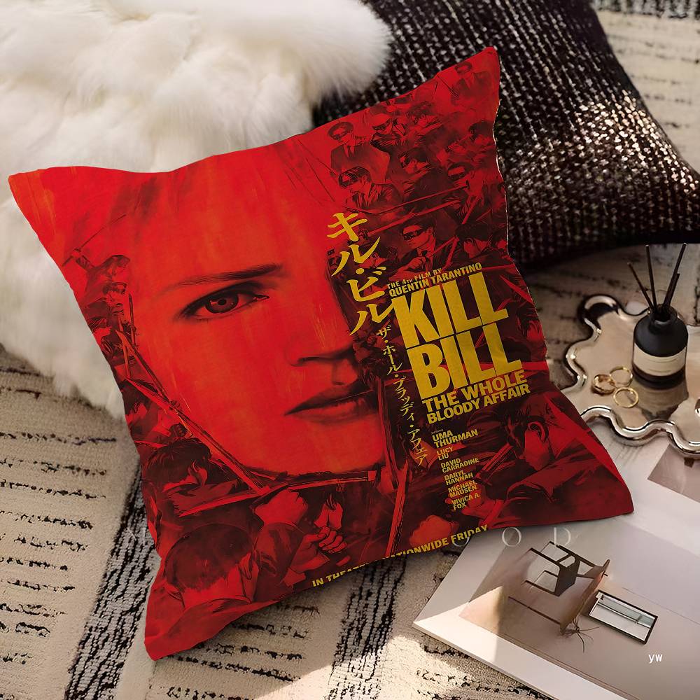 Movie Kill Bill Lucky Dragon Pillow Cover Sofa Cushion Cover Home Room Decoration Children Gift