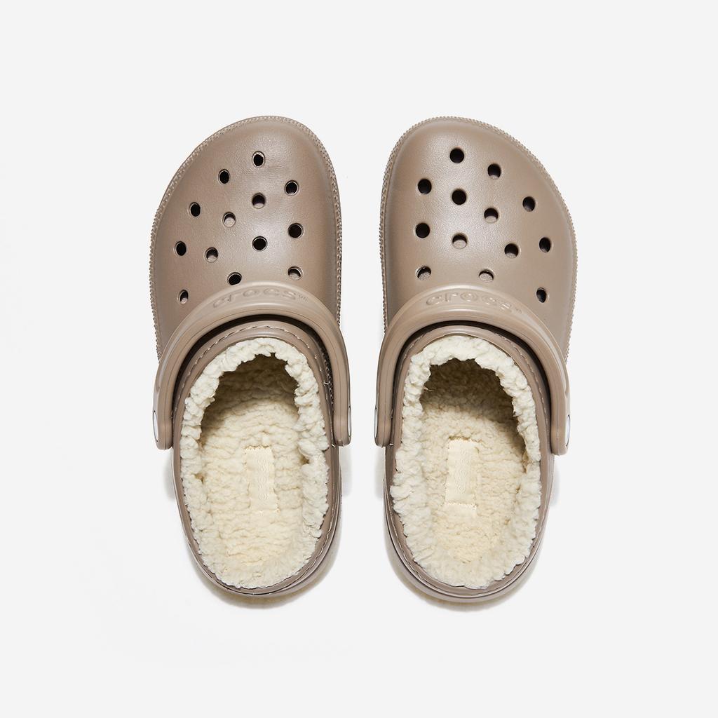[Crocs] Classic Lined Clog [CRS203591-MUSHROOM/BONE]