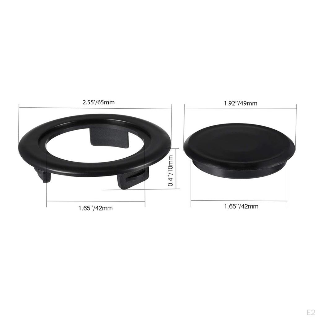 Parasol Umbrella Hole Ring Plug and Cap Set, Table Cover Insert