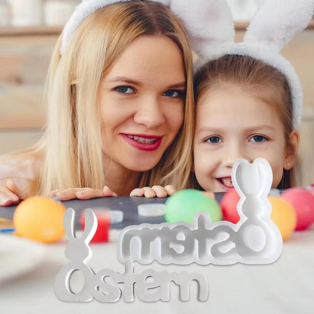 Cute Bunny Silicone Molds Handmade Animal Candle Mold Chocolate Baking Mould Party Favors