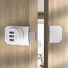 3 Digit Password Cabinet Locks No-Punch Combination Door Lock with Combination Latch for Closet Door Barn Door
