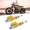 Pair 340mm Motorcycle Shock Absorber Rear Suspension Spring Universal for ATV SUVYellow