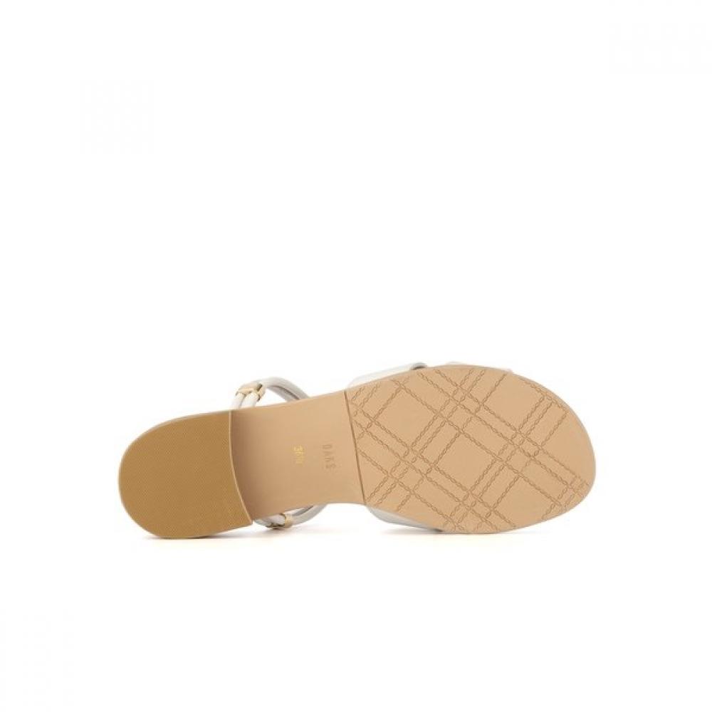 Daks Women S SandalS 3.5cm Semi caSual Two Way Dld302 Cream White
