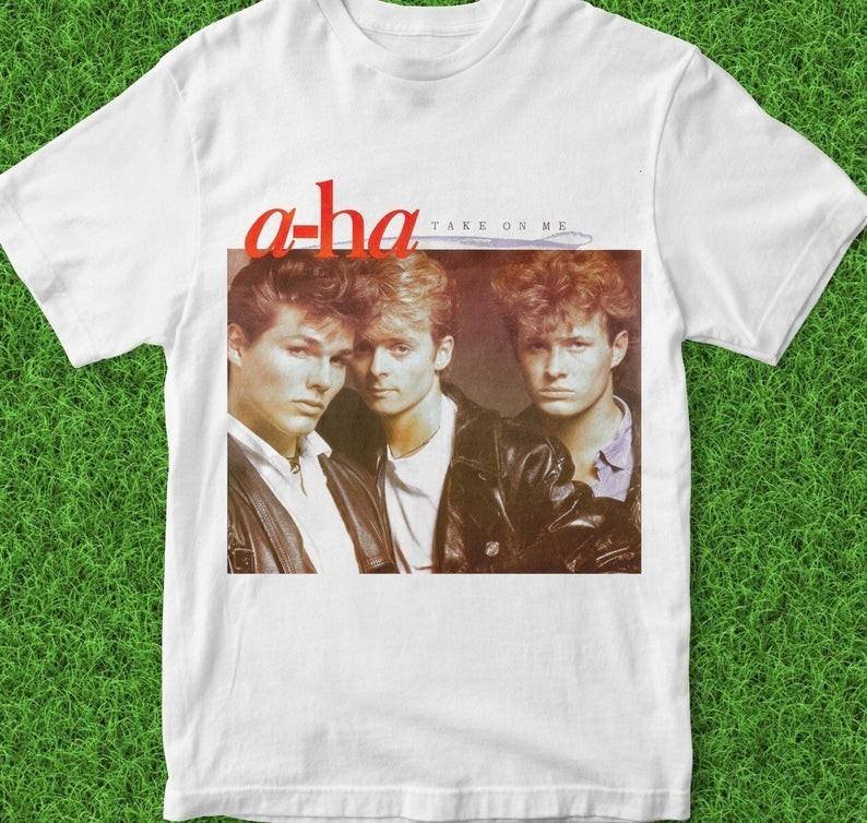 Aha post punk 80s new wave Cotton Unisex Full Size S5XL TShirt DA446 Unisex T-Shirt XXL