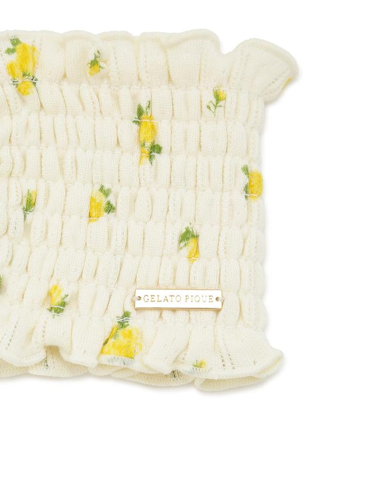 Little Rose Pattern Hairband PWGA254625YELF Needle-Punched