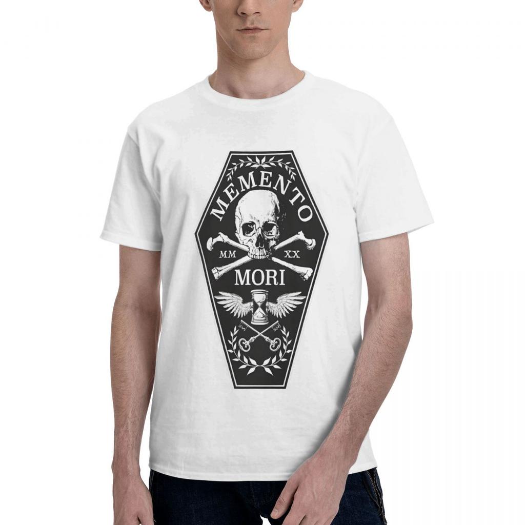Memento Mori 100 Cotton Casual Breathable Confortable T Shirt Funny Mens TShirts T Shirt Men