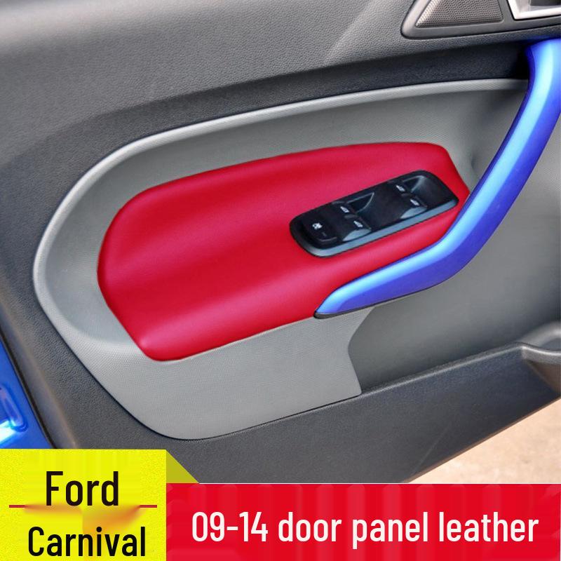 Ford Fiesta (09-14) Leather Door Panel & Armrest Cover for Interior Upgrade