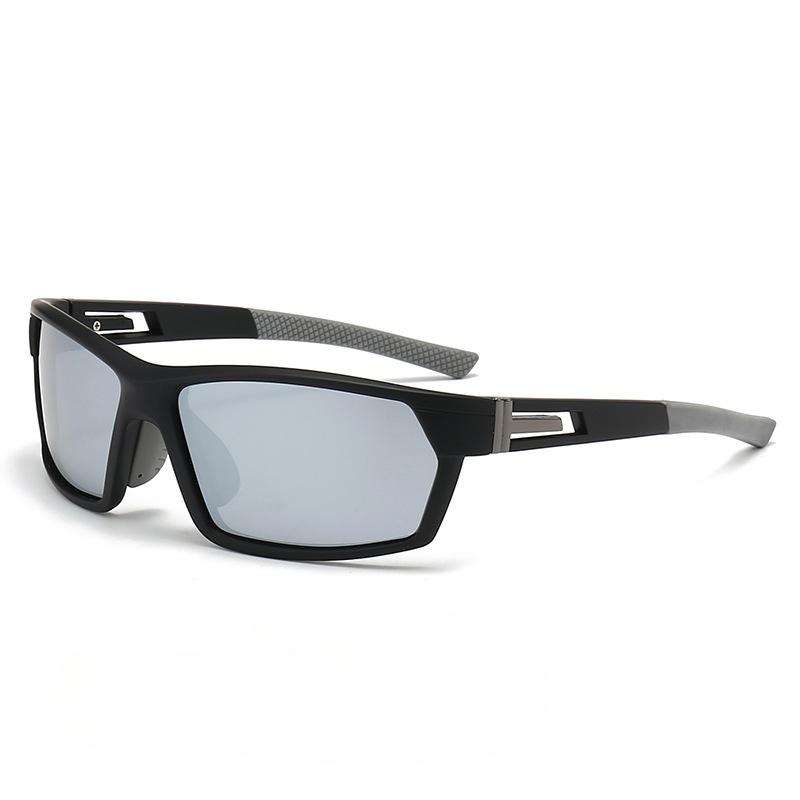 New Fashion Polarized Sunglasses for Men Women Outdoor Sports Cycling Glasses with Colorful Box Rubber Foot