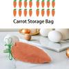 Carrot-Shaped Easter Present Bag Linen Material Drawstring Party Bags  Easter Decorations