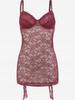H2172 LASCANA NEGLIGE NACHTHEM LACE NIGHTWEAR Women's 90B