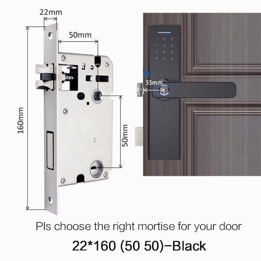 100PCS Fingerprint Door Lock Smart Door Lock Set Household Digital Hotel Apartment Digital Electronic Lock