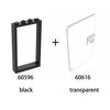 10pcs1x4x6 Door Frame Smart Window Compatible with 60596 60616 MOC Parts, Building Block Model Accessories, Children's Toys